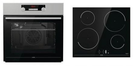 VDIT1650C+VT535AX nerez/černá SET2