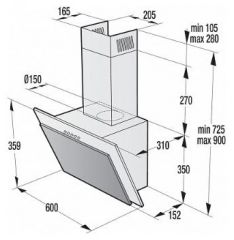 OV637GX 60cm nerez/černá