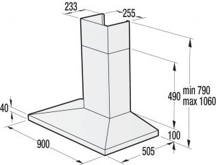 WHC943A1XGB černá/nerez