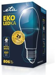 E27 8,5W LED neutrální bílá